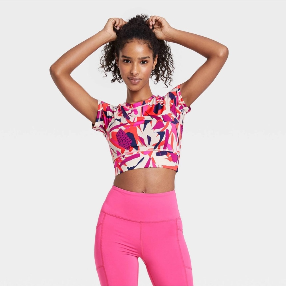 J. Dow Fitness Black History Month Woman’s Crop Top L